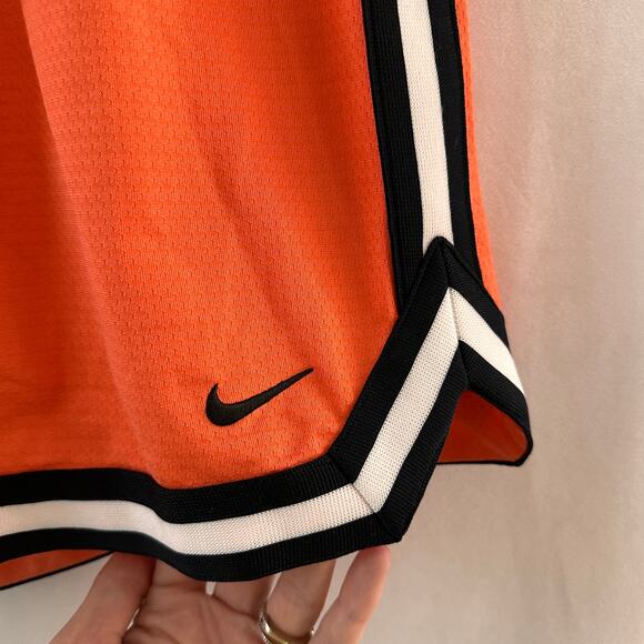 Nike Men's DNA Dri-Fit Basketball Shorts 8" Neon Orange Athletic Hoops XL - Picture 3 of 7